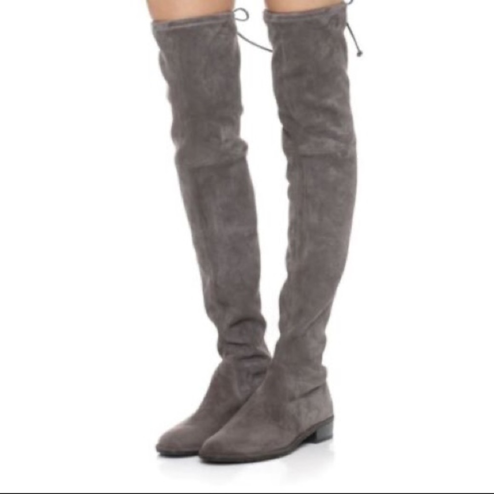 Stuart Weitzman Lowland over the knee suede boots